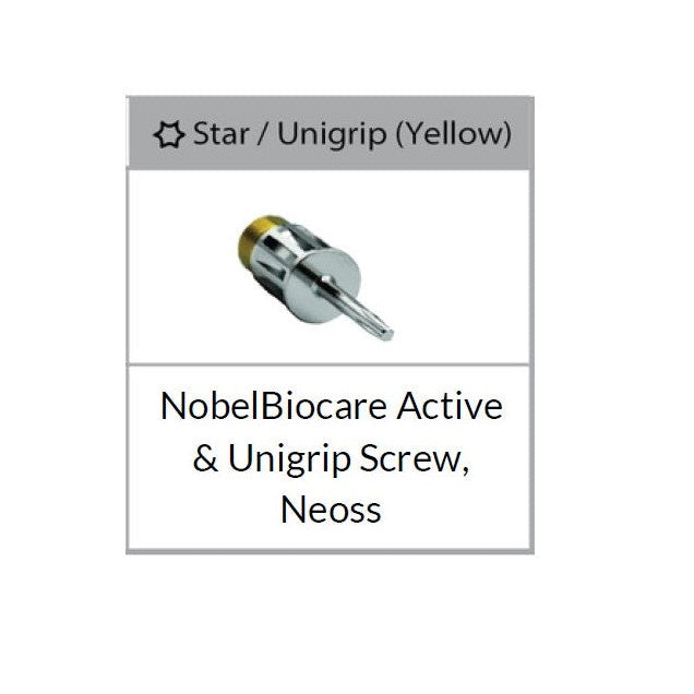 Replacement Driver Star / Unigrip (Yellow)