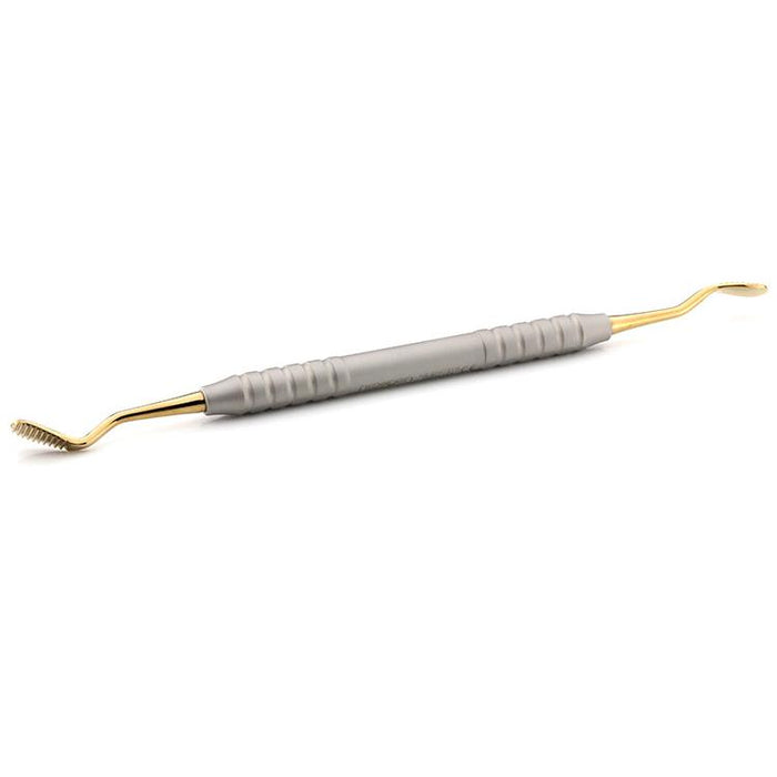 12 Howard Bone File, Gold Titanium, Tru-Grip® Handle - Nexxgen Biomedical®