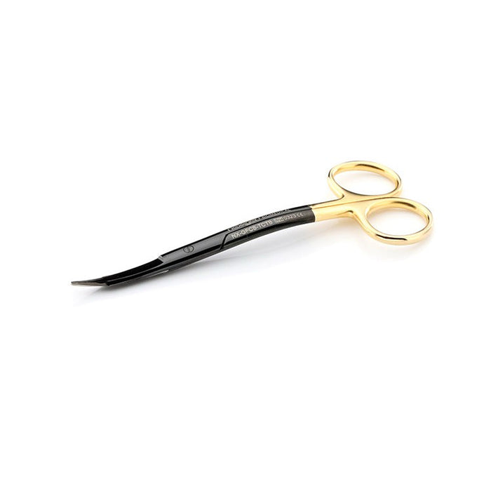 Goldman Fox Scissors, S-Curve, Black Titanium, TC, 140mm