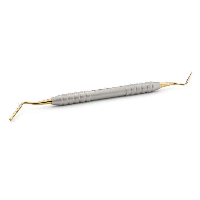 2.0/2.4mm Smooth, Long, Graft Packer, Gold Titanium, Tru-Grip® Handle- Nexxgen Biomedical®
