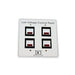 Low Voltage Control Panel, Quad Switch - DCI 2904 - Avtec Dental