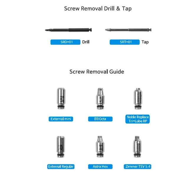 GDT Implants Fixture & Screw Remover Compact Kit